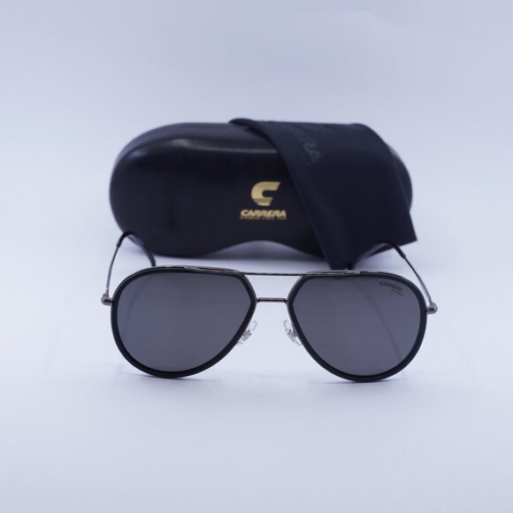 CARRERA 295/S 0003 M9 Aviator Sunglasses - Matte Black/Grey Polarized - Picture 2 of 10